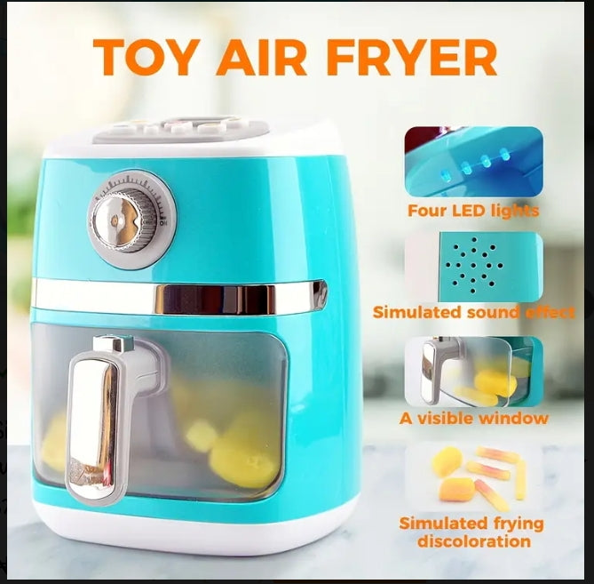 Kids Pretend Kitchen Air Fryer Play Set