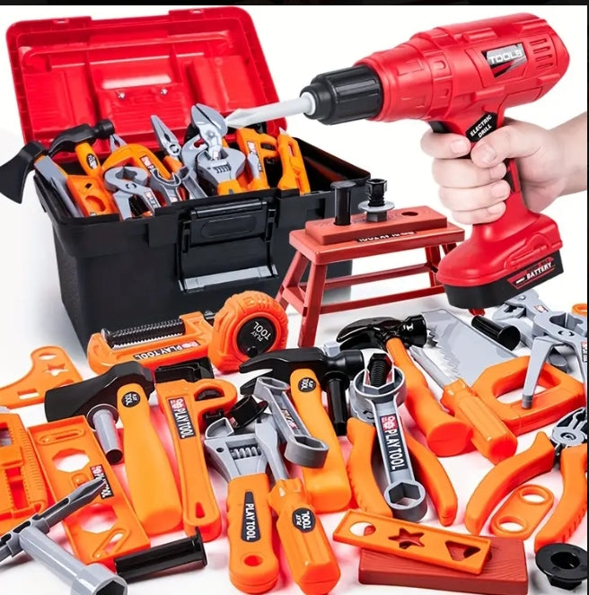 Kids Tool Box Construction & Repair Play Set