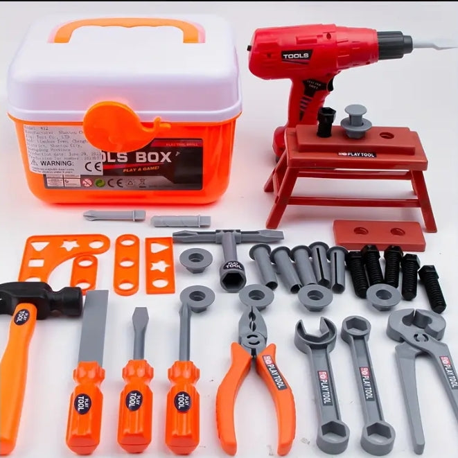 Kids Tool Box Construction & Repair Play Set