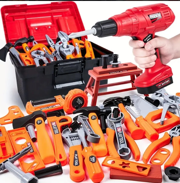 Kids Tool Box Construction & Repair Play Set