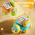 Turtle Phone Pull-Along Learning Toy