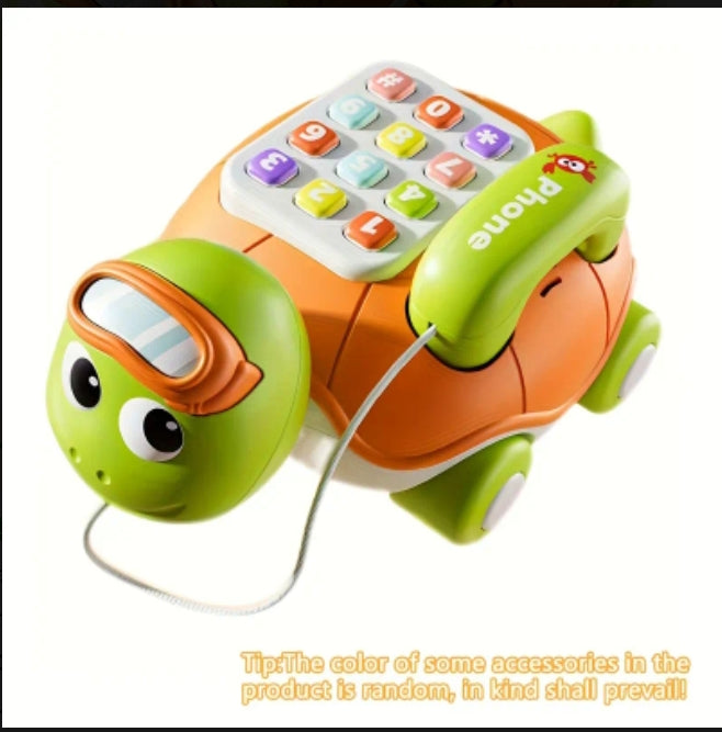 Turtle Phone Pull-Along Learning Toy