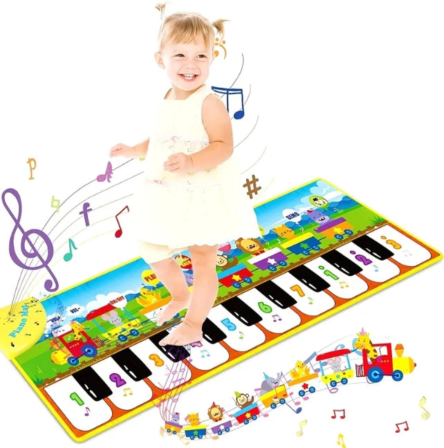 Kids Musical Piano Play Mat with Animal Sounds
