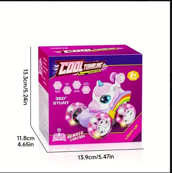 Unicorn LED Stunt Remote Control Car (USB Rechargeable)