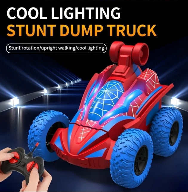 Stunt 360° Remote Control Dump Truck with LED Lights