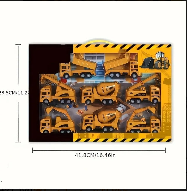 Mini Construction Excavator Truck Playset