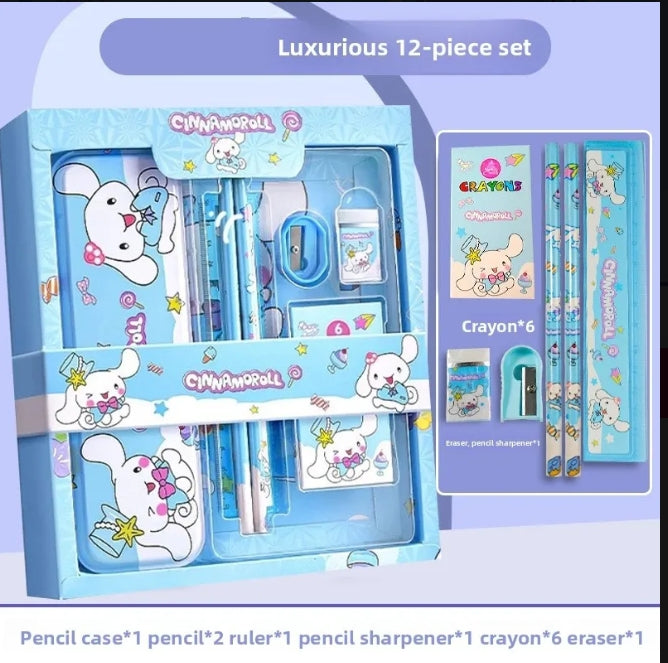 Cute Character 12-Piece Kids Stationery Gift Set (Kuromi)