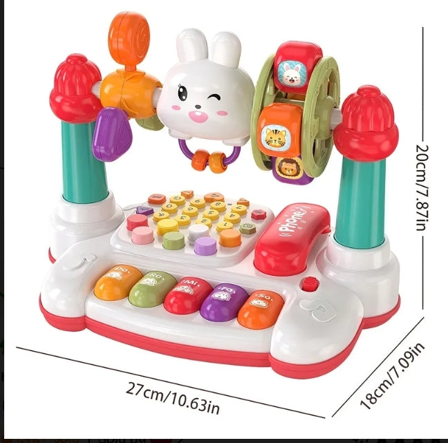 Musical Learning Activity Cube (Baby Piano & Phone Playset)