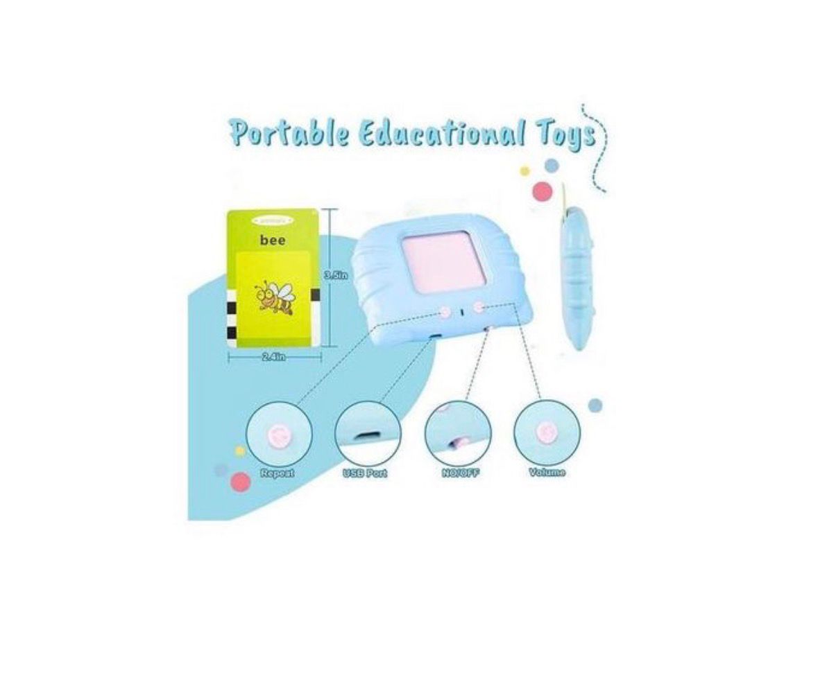 Talking Flash Cards Educational Learning Toy for Kids