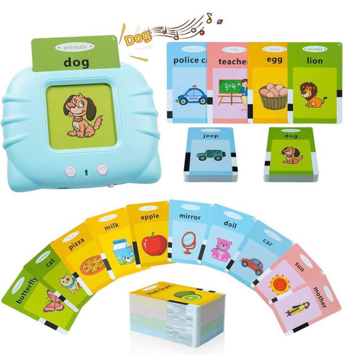 Talking Flash Cards Educational Learning Toy for Kids