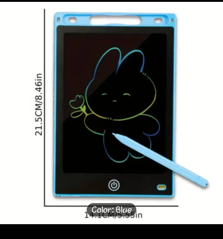 Reusable LCD Writing Tablet for Kids (8.2-Inch Digital Drawing & Learning Board)