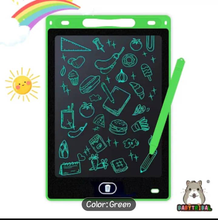 Reusable LCD Writing Tablet for Kids (8.2-Inch Digital Drawing & Learning Board)